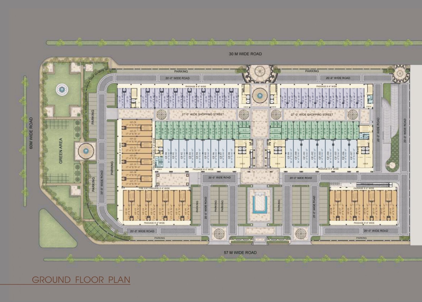 Down Town Ground Floor Plan